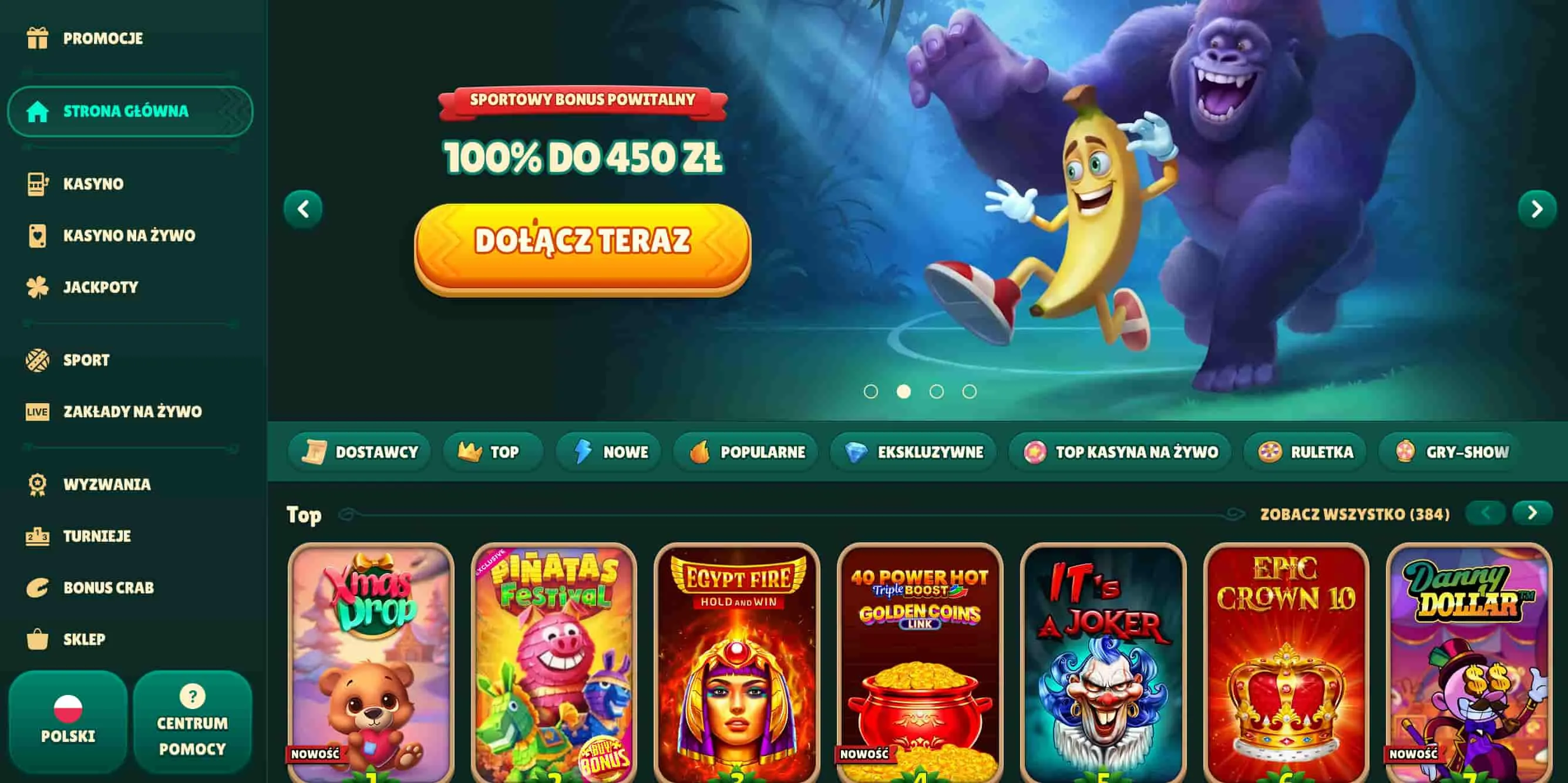 Bonus GoKong Kasyno &mdash; startowy prezent i system nagr&oacute;d